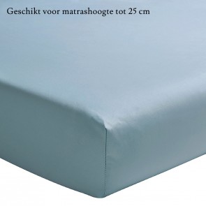 Essix Hoeslaken Percal Bleu Glacier 90 x 200 cm
