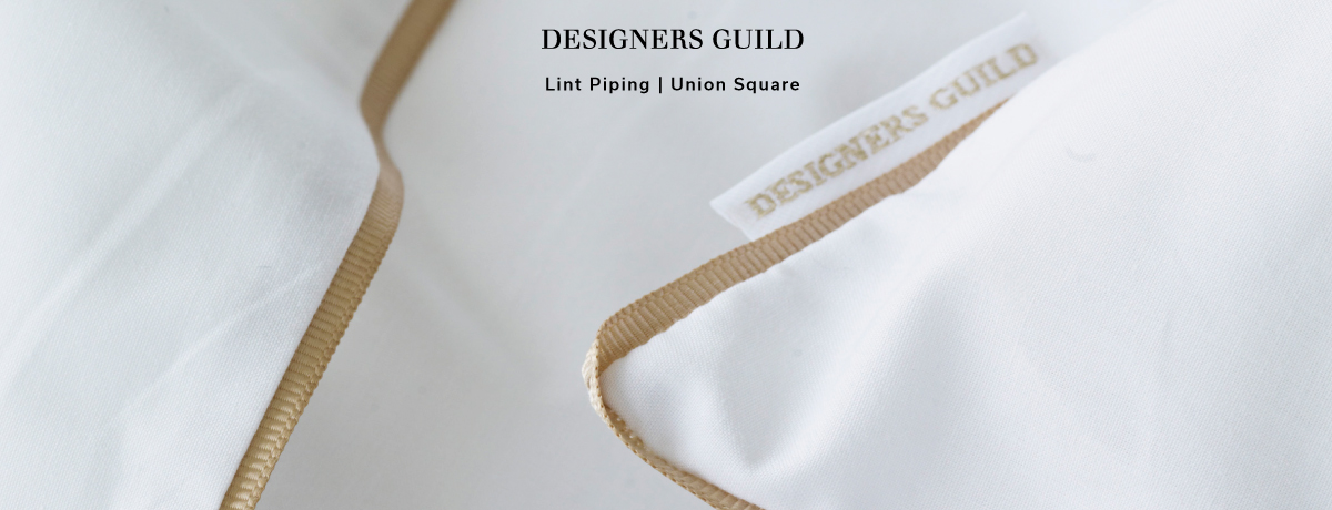Designers Guild Dekbedovertrek Union Square Wit Goud